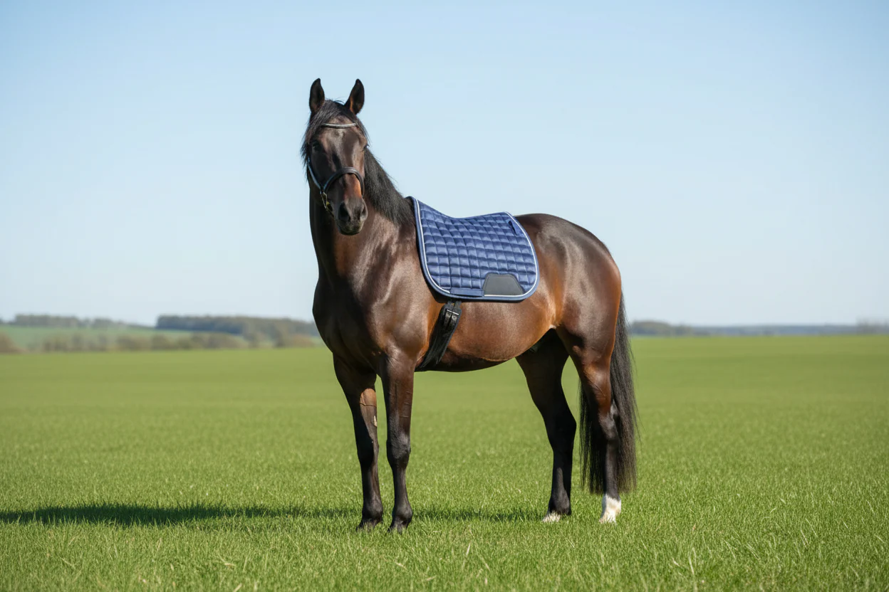 Blue Horse Saddle Pad  for Jumping - Image 3