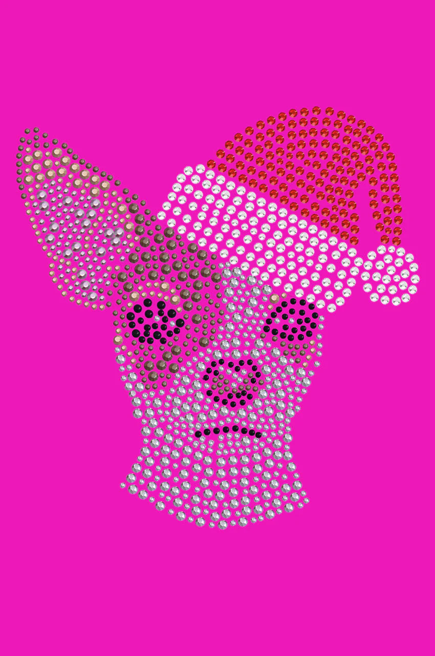 Chihuahua Face with Santa Hat - Bandana - Image 11
