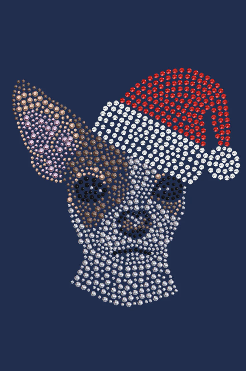 Chihuahua Face with Santa Hat - Bandana - Image 12