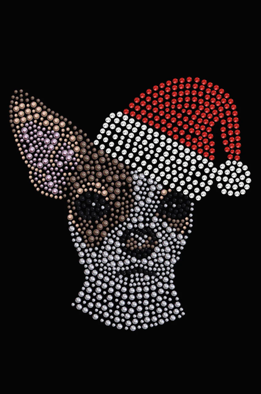Chihuahua Face with Santa Hat - Bandana - Image 4