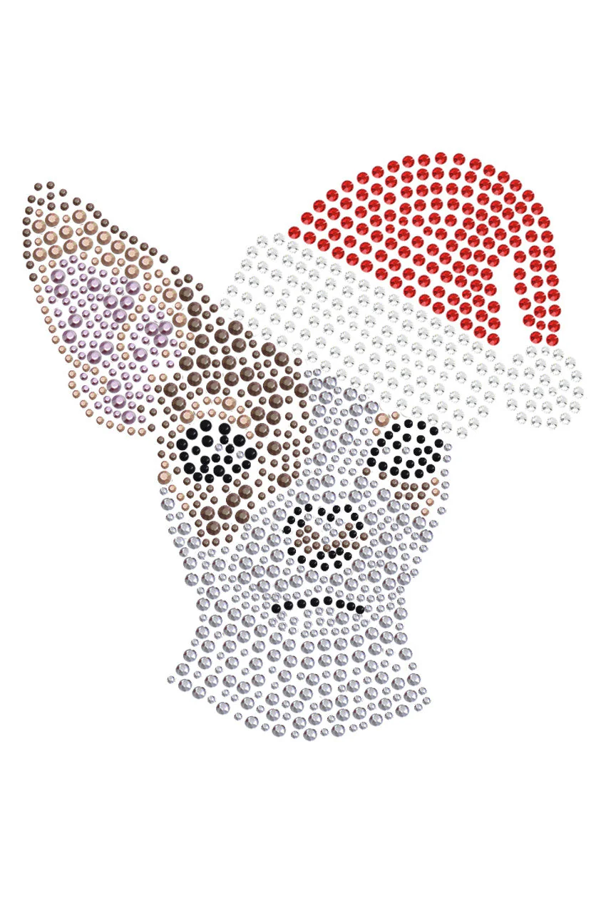 Chihuahua Face with Santa Hat - Bandana - Image 7