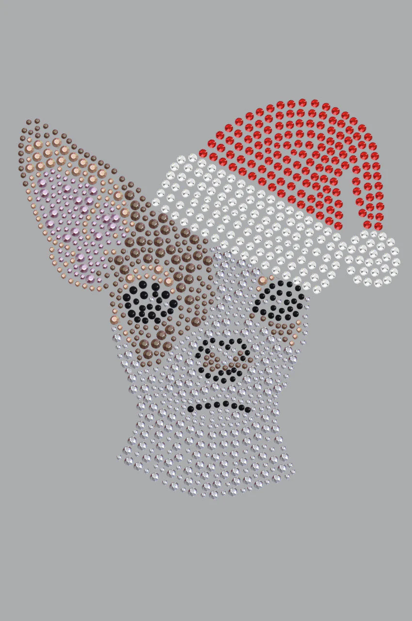 Chihuahua Face with Santa Hat - Bandana - Image 9