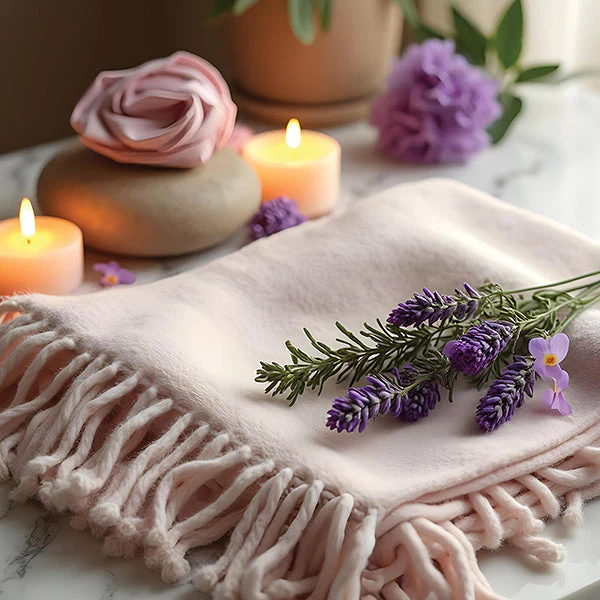 Cozy Cashmere Blanket Candle - Image 3