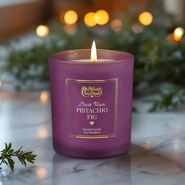 Dark Rum Pistachio Fig Candle - Image 5