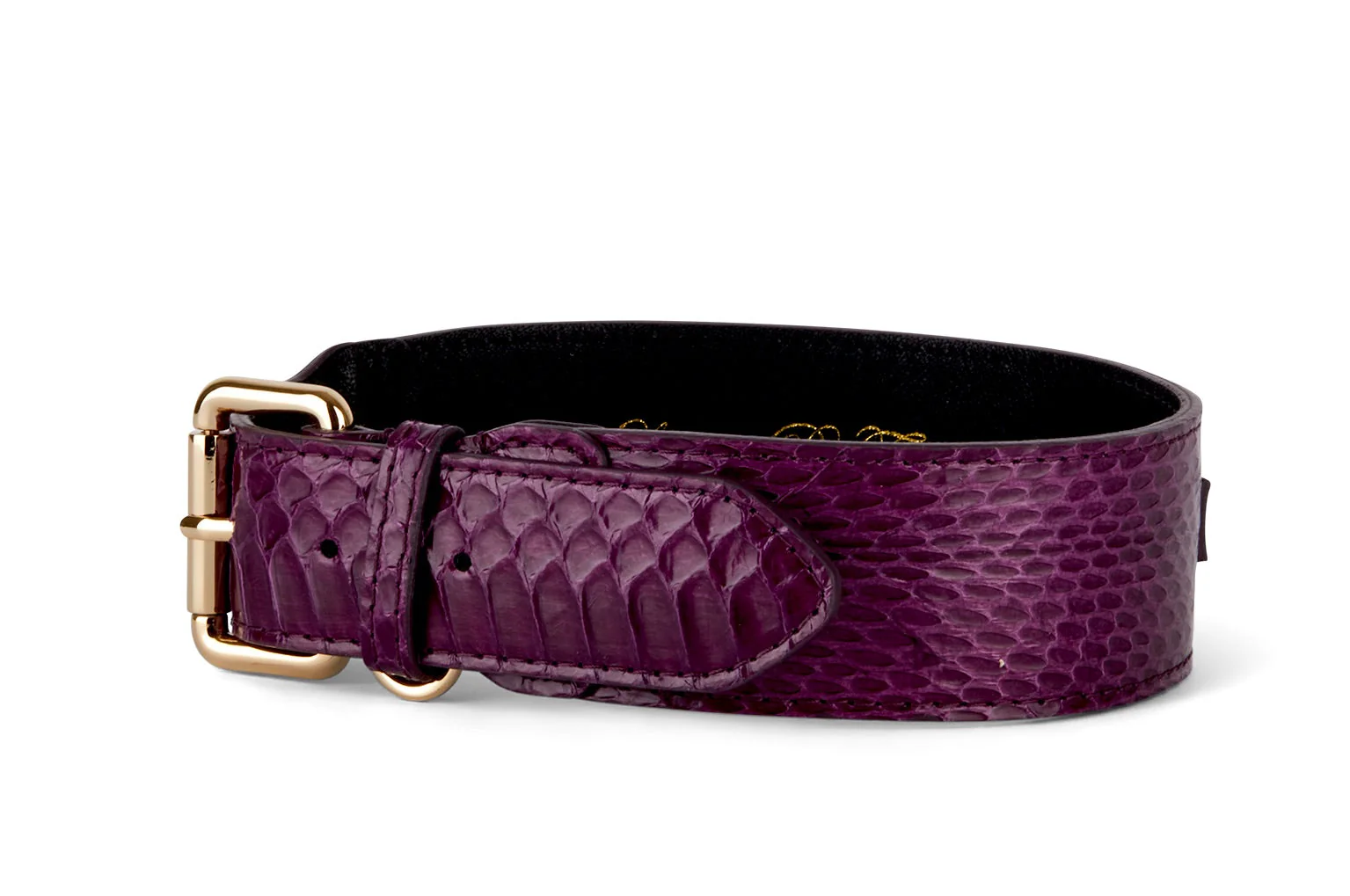 Eggplant Purple Snake Classic Collar - Image 3