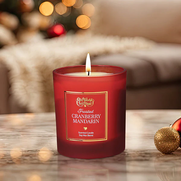 Frosted Cranberry Mandarin Candle - Image 5