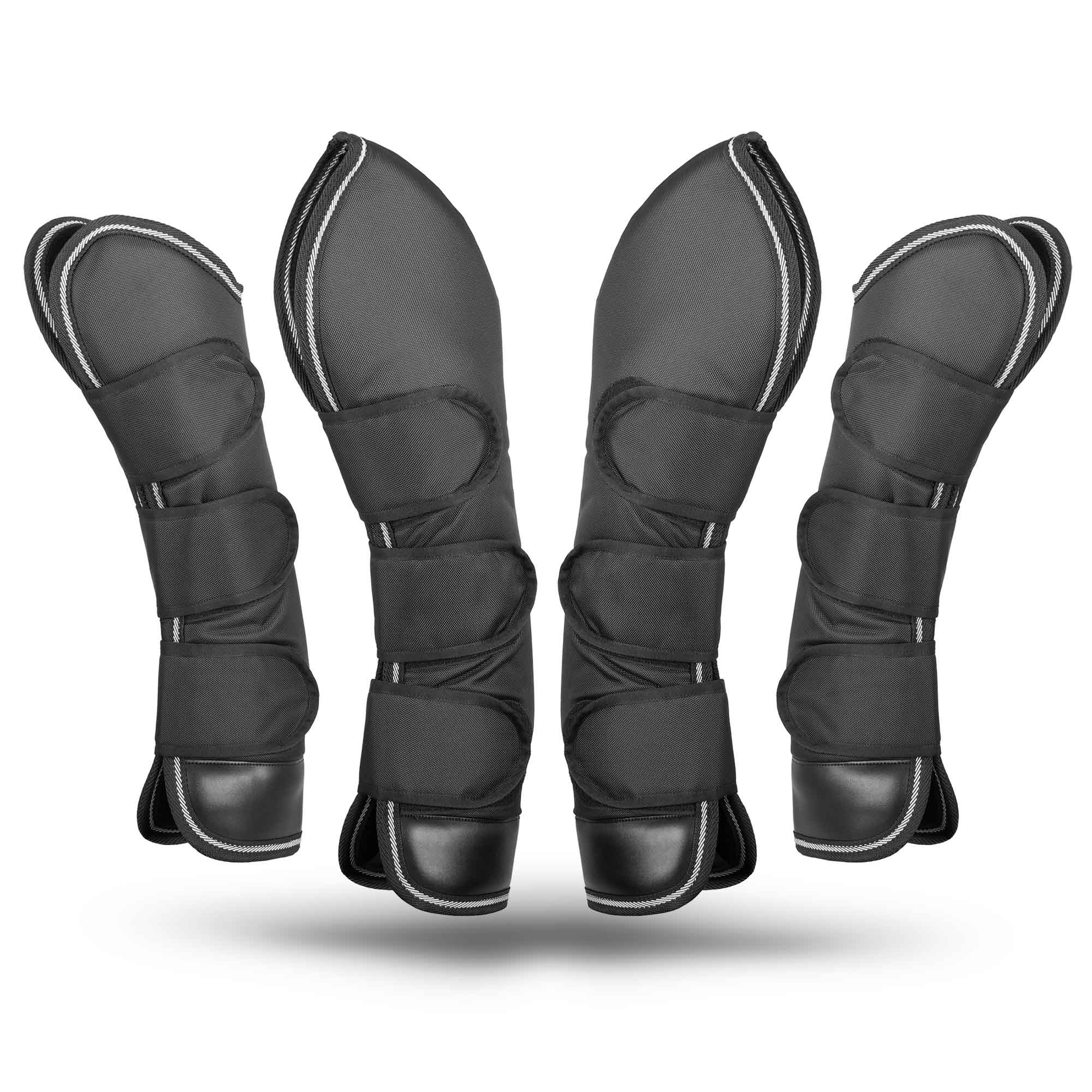 Jeffers Poplar Head Horse Shipping Boots, 4-Pack with Carry Bag - Image 4