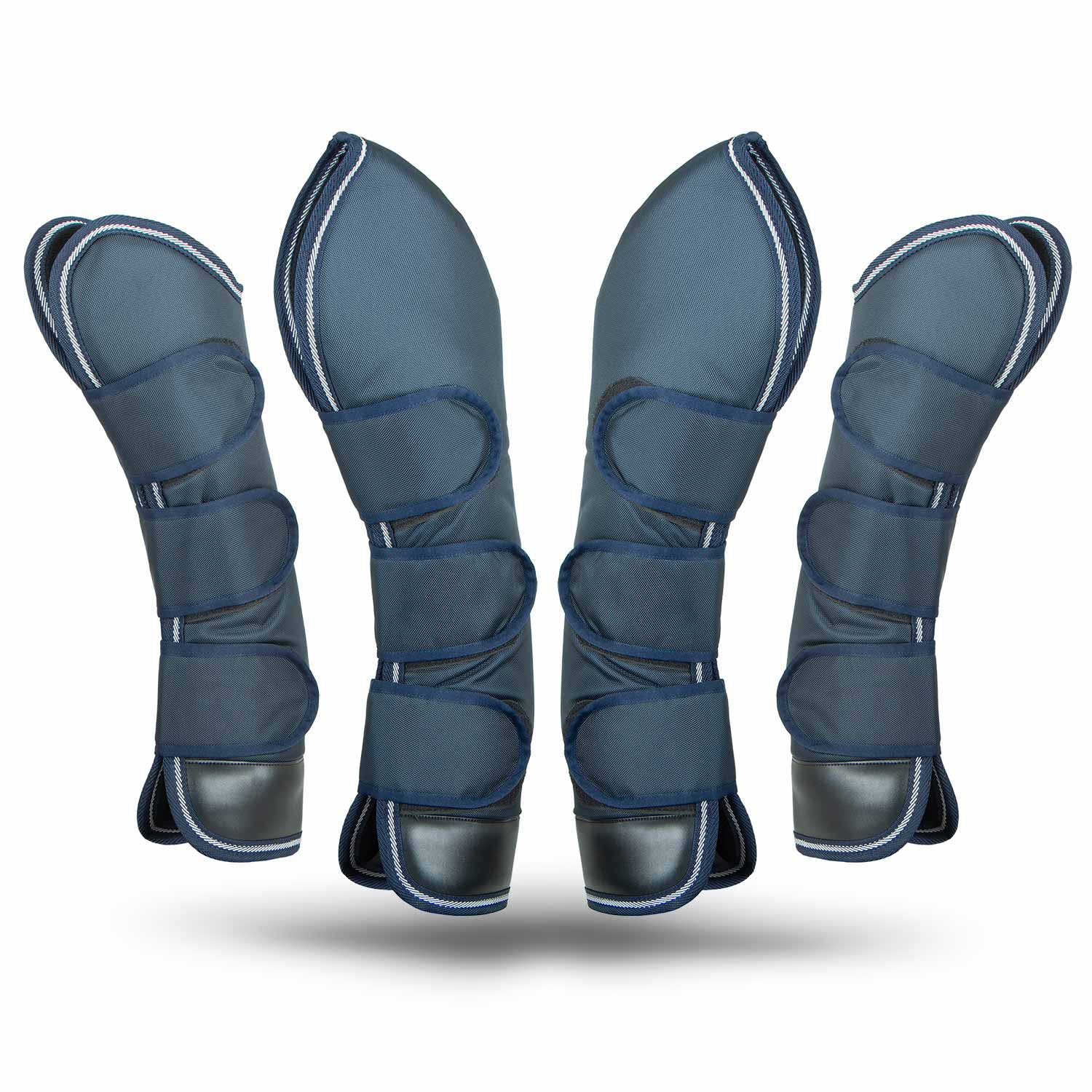 Jeffers Poplar Head Horse Shipping Boots, 4-Pack with Carry Bag - Image 6