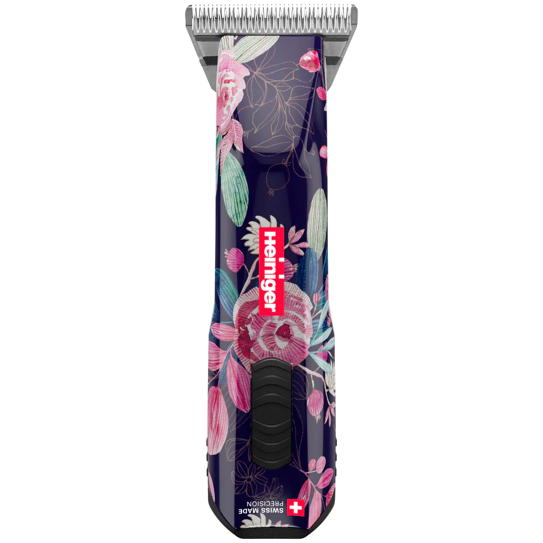 Limited Edition Flower Opal Cordless Clipper with 30W, and One Battery with Free Grip by Heiniger - Image 3