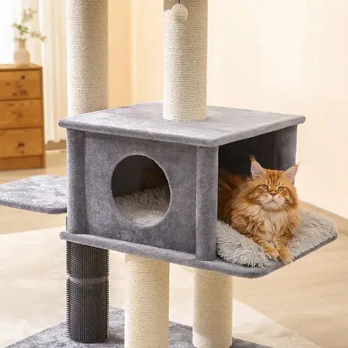 PetPals 57” Lulu Grand Cat Tree – Built for Big Cats - Image 3