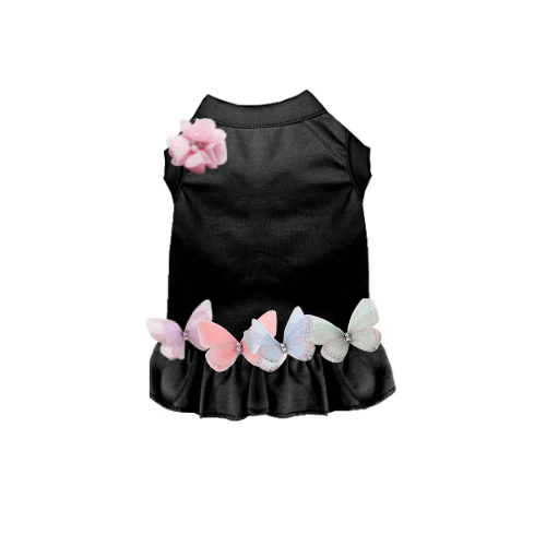 Bark 5th Ave., LLC Cotton Dog Dress - Pink/XS - Image 4