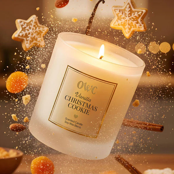 Vanilla Christmas Cookie Candle - Image 5