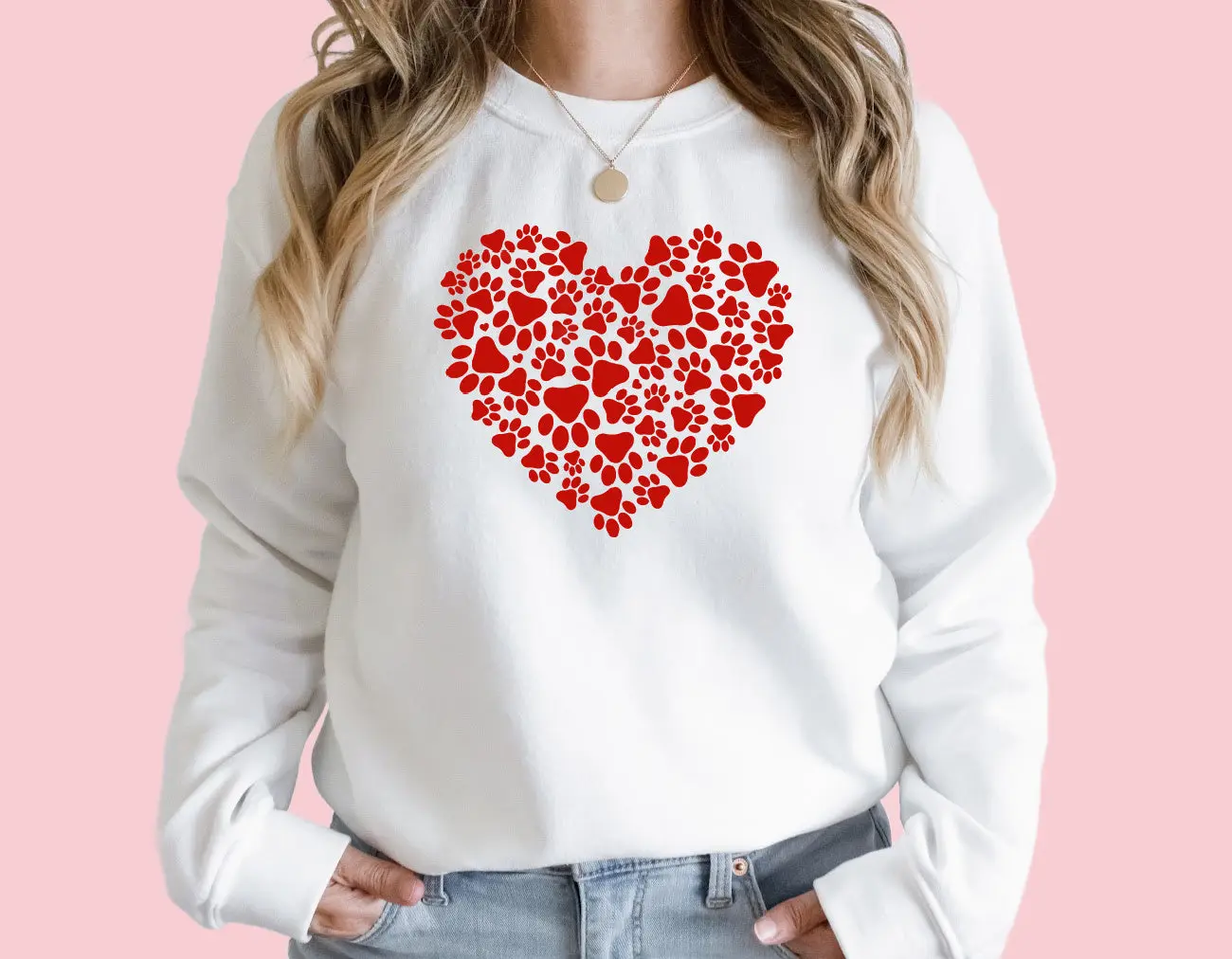 Women's Valentine Sweatshirt - Image 3