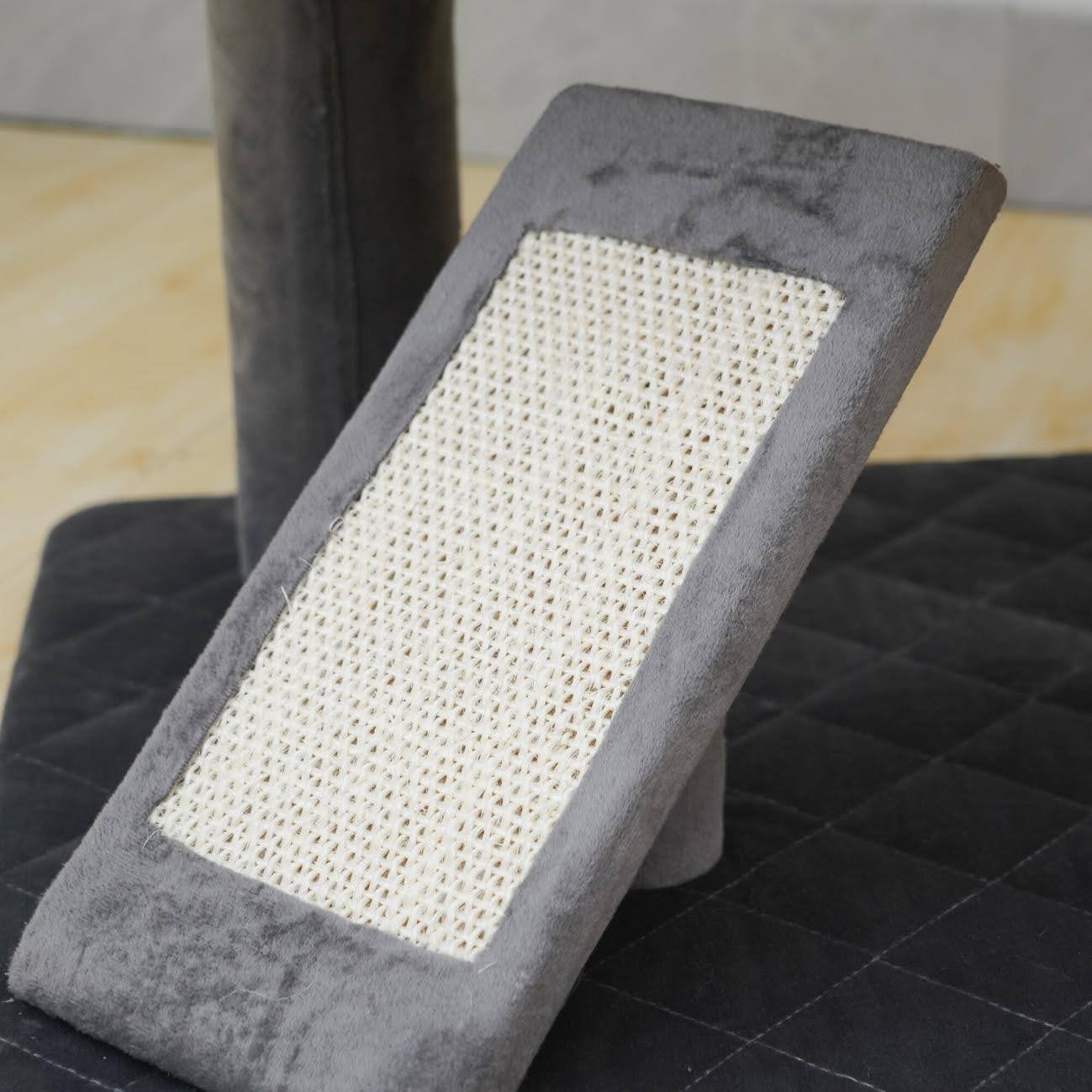 Yara 5 Level Large Cat Tree With Linen Condo - Image 4